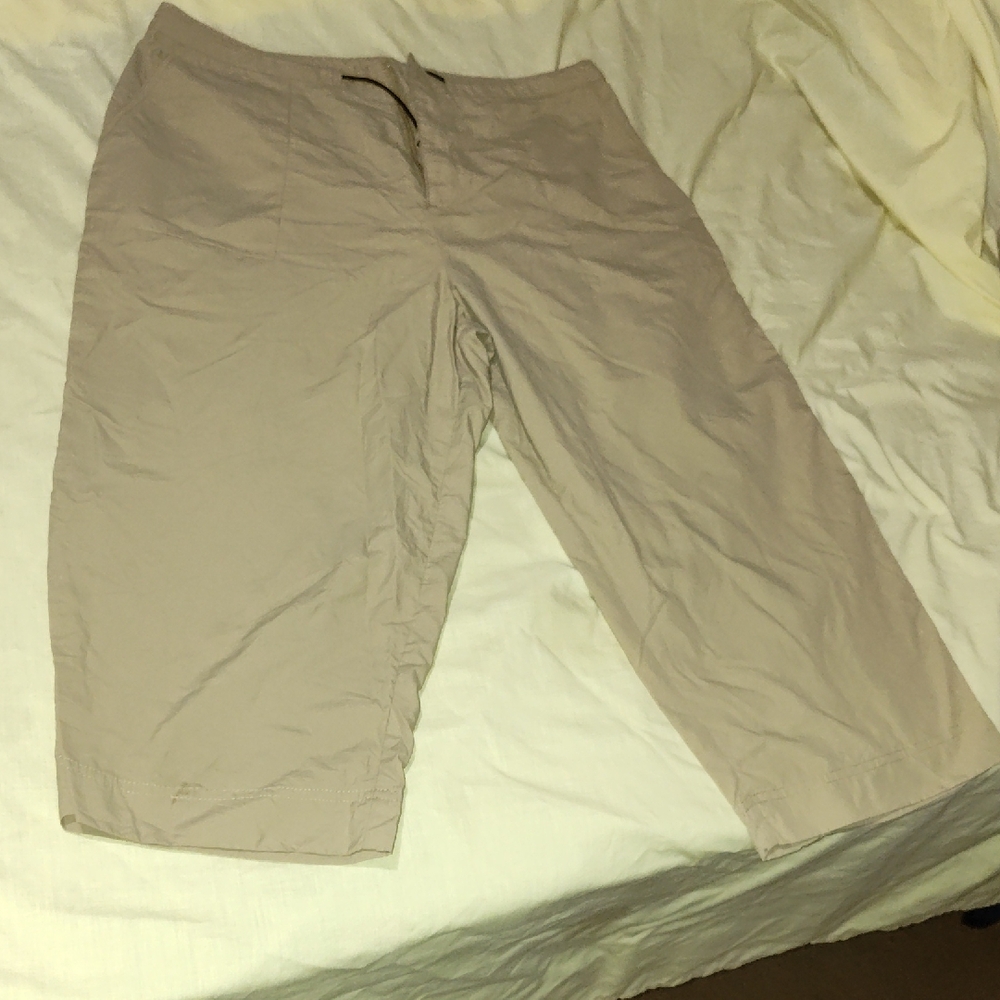 2 Pair, Beige Capri Pants